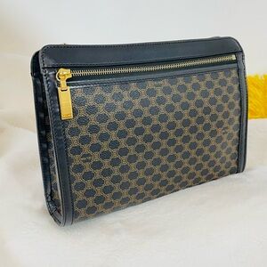 Celine Macadam (Triomphe) Canvas Clutch